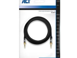 ACT - 1,5 meter stereo audio 3,5 mm jack male - male