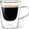 Luigi Bormioli - Dubbelwandig glas Espresso - 10 cl - Set van 2