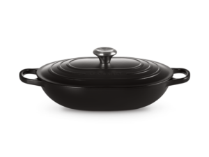 Le Creuset - OBLONG BRAAD STOOFPAN 31cm MAT ZWART