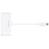 Macally - UCVGA tussenstuk voor kabels USB C VGA + USB 3.0 Wit