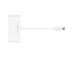 Macally - UCVGA tussenstuk voor kabels USB C VGA + USB 3.0 Wit