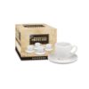 SET OF 4 ESPRESSO DOPPIO CUPS (2) PL WIT
