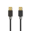 NEDIS - USB-Kabel 2.0 | USB-A Male | USB-A Male | 2.00 m