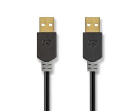NEDIS - USB-Kabel 2.0 | USB-A Male | USB-A Male | 2.00 m NEDIS - USB-Kabel 2.0 | USB-A Male | USB-A Male | 2.00 m
