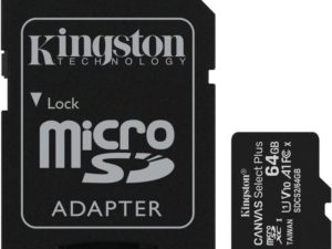 KINGSTON - CANVAS SELECT MICROSD UHS-I CLA