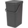 Brabantia - Sort & Go Prullenbak - 16l - Grey