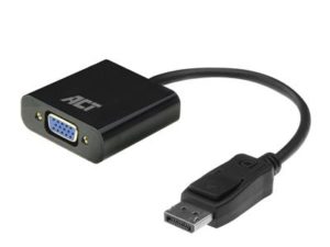 ACT - DisplayPort naar VGA female adapter, Zip