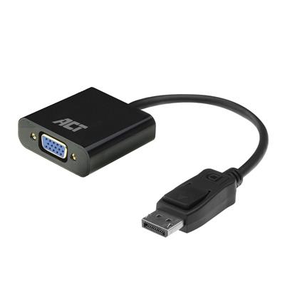 ACT - DisplayPort naar VGA female adapter, Zip