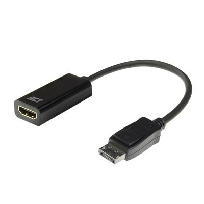 ACT - DisplayPort naar HDMI female adapter, 4K