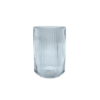 POINT VERGULE - vaas uit glas blauw Ø 10.5cm H 17.5cm