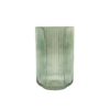POINT VERGULE - vaas uit glas groen Ø 12cm H 19.3cm