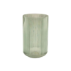 POINT VERGULE - vaas uit glas groen Ø 12.5cm H 22.7cm