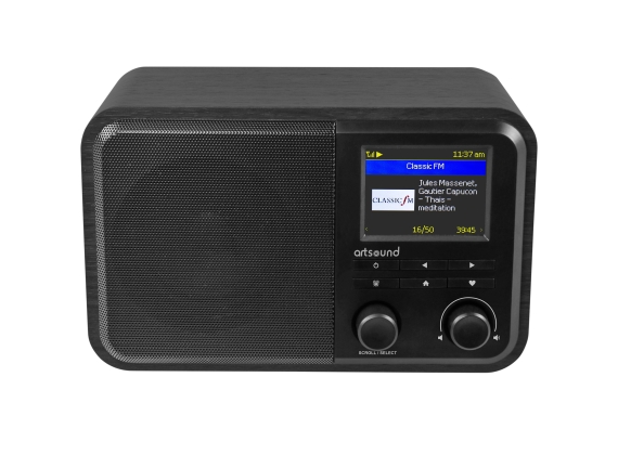 ArtSound - R8 DAB+ internet radio, zwart