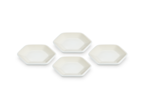 LE CREUSET - Sausschaaltjes Hexagon Set van 4 in Aardewerk