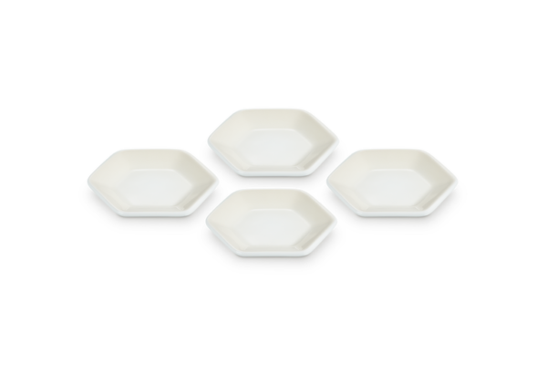 LE CREUSET - Sausschaaltjes Hexagon Set van 4 in Aardewerk