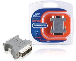 Bandridge - DVI-A naar VGA adapter - Zwart