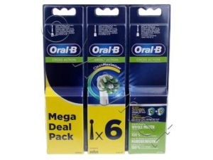 Oral B - OPZETBORSTELS - EB50 CROSSACTION REFILLS 2+2+2