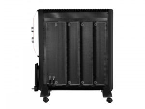 PURELINE- Zwarte elektrische radiator 2000 W laag verbruik m