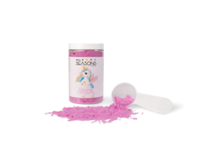 4ALLSEASONS - Fizzing & Foaming Bath Powder Unicorn 400ml incl. lepel 400ML