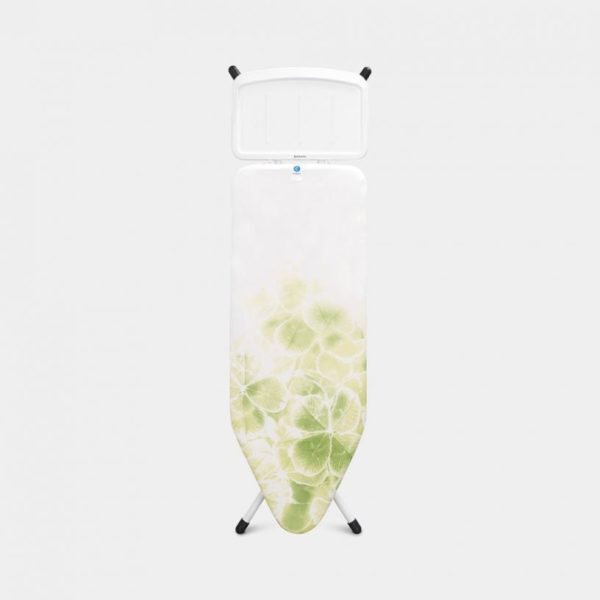 BRABANTIA - STRIJKPLANK C 124 x 45 cm, voor stoomunit - Leaf Clover