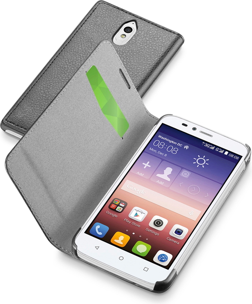 Huawei Y625, tasje, book essential, zwar