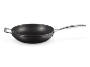 Le Creuset - Anti-aanbak sauteerpan + handvat in Zwart 30cm 3,72l