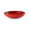 Le Creuset - Aardewerken diep bord in Kersenrood 22cm