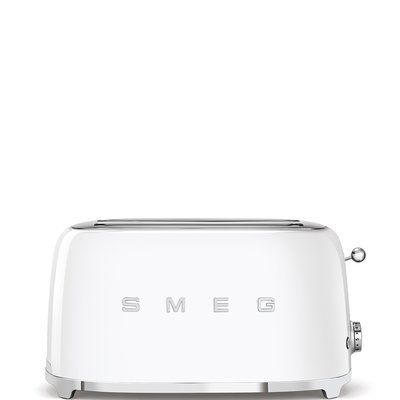 Smeg -broodrooster 2 sleuven -4 sneden wit