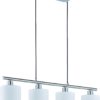 HANGLAMP 4 LICHTS GEBORSTELD STAAL