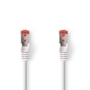 Nedis - CAT6-kabel - 3.00 m - Rond - PVC LSZH - Wit