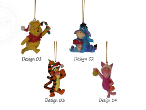 DISNEY - Resin 2pcs Winnie the Pooh - Tigger - 1pc Pigle