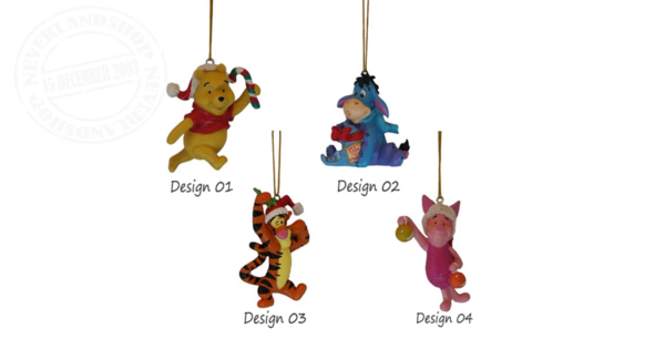 DISNEY - Resin 2pcs Winnie the Pooh - Tigger - 1pc Pigle