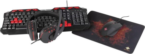 GAM-023UK, gaming kit keyboard Querty/mo