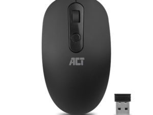 ACT - Wireless Mouse, USB nano receiver, 1200 dpi, black