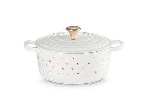 Le Creuset - RONDE BRAAD STOOFPAN 22cm HEARTS L