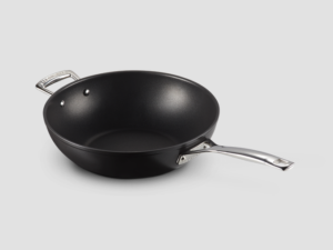 Le Creuset - Anti-aanbak wokpan + handvat in Zwart 30cm 4,7l