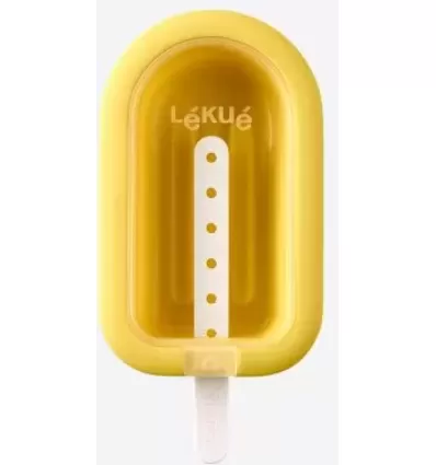 LÉKUÉ - Ijsjesvorm synth. jaune 16.5x7.5x2.6cm