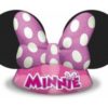 DISNEY MINNIE FEESTMUTS MET 6 STUKS