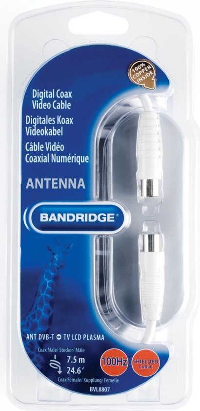 BANDRIDGE - DIGITAL COAX CA - 7,5 meter