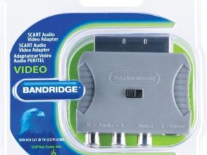 Bandridge - SCART Audio Video Adapter - grijs