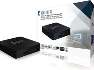 König - DVB-TS2 4KASB - 4K DVB-T2 / DVB-S2 Android Streaming Box