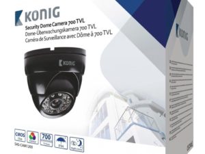 K̦onig - Beveiligingscamera dome 700 TVL incl. 18