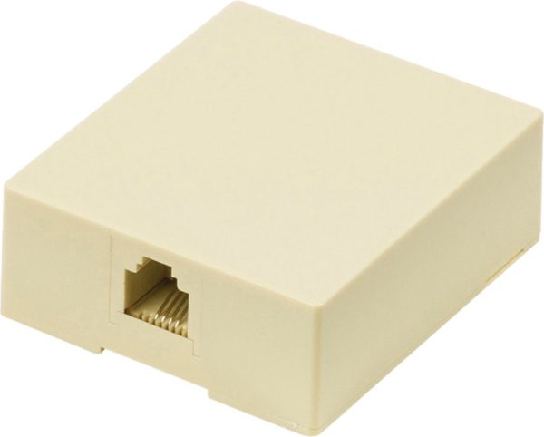 Valueline - VLTP90822I - Telecom wandcontactdoos RJ11 vrouwelijk