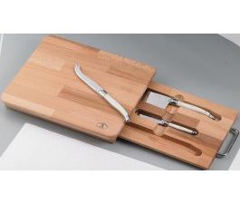 JEAN DUBOST -HOUTEN KAASPLANK MET LADE JEAN DUBOST -HOUTEN KAASPLANK MET LADE