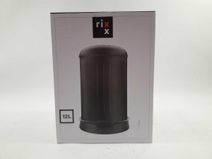 rixx pedaalemmer 12l mat zwart