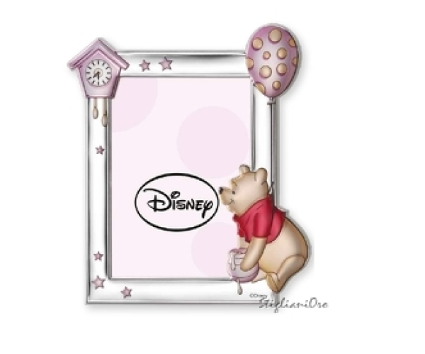 DISNEY WINNIE P/FRAME 13X18 PINK