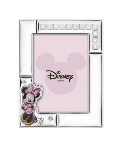 DISNEY P/FRAME WITH LETTERS MINNIE PINK