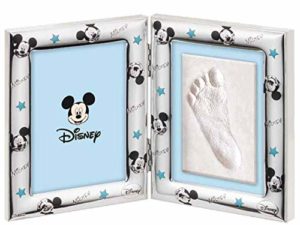 DISNEY P/FRAME MICKEY W/FOOTPRINT BLUE