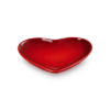 LE CREUSET - Bord "Hart" in Aardewerk - CERISE