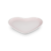 LE CREUSET - Bord "Hart" in Aardewerk - shell pink
